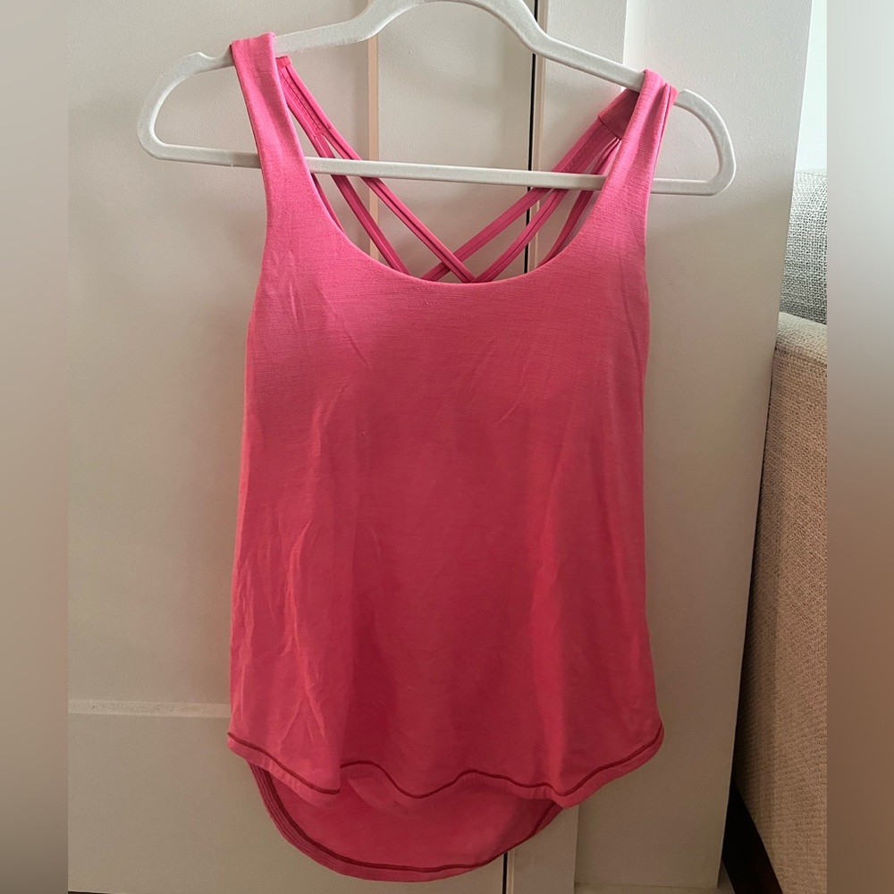 Lululemon Razorback Athletic Tank- Wild Tank Collection. Size 6.